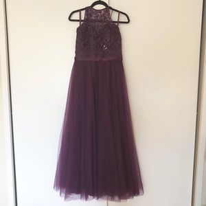 Morilee by Madeline Gardner Eggplant Gown